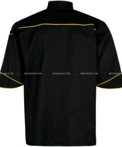 لباس سرآشپزی شایان مشکی زرد از پشت