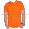 تیشرت جودون یقه دار 14 تیشرت جودون یقه دار نارنجی از جلو