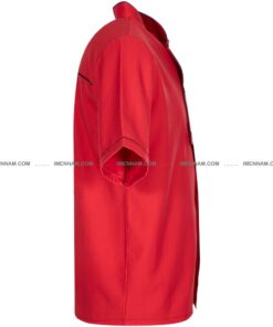 لباس سرآشپز عرشیا قرمز از بغل