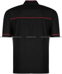 لباس سرآشپز عرشیا مشکی از پشت