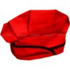 کلاه آشپزی قارچی قرمز نوار مشکی از جلو