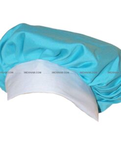 کلاه شف 10 کلاه شف سفید فیروزه ای از جلو