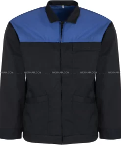 کاپشن لباس کار ایران خودرویی سرمه‌ای