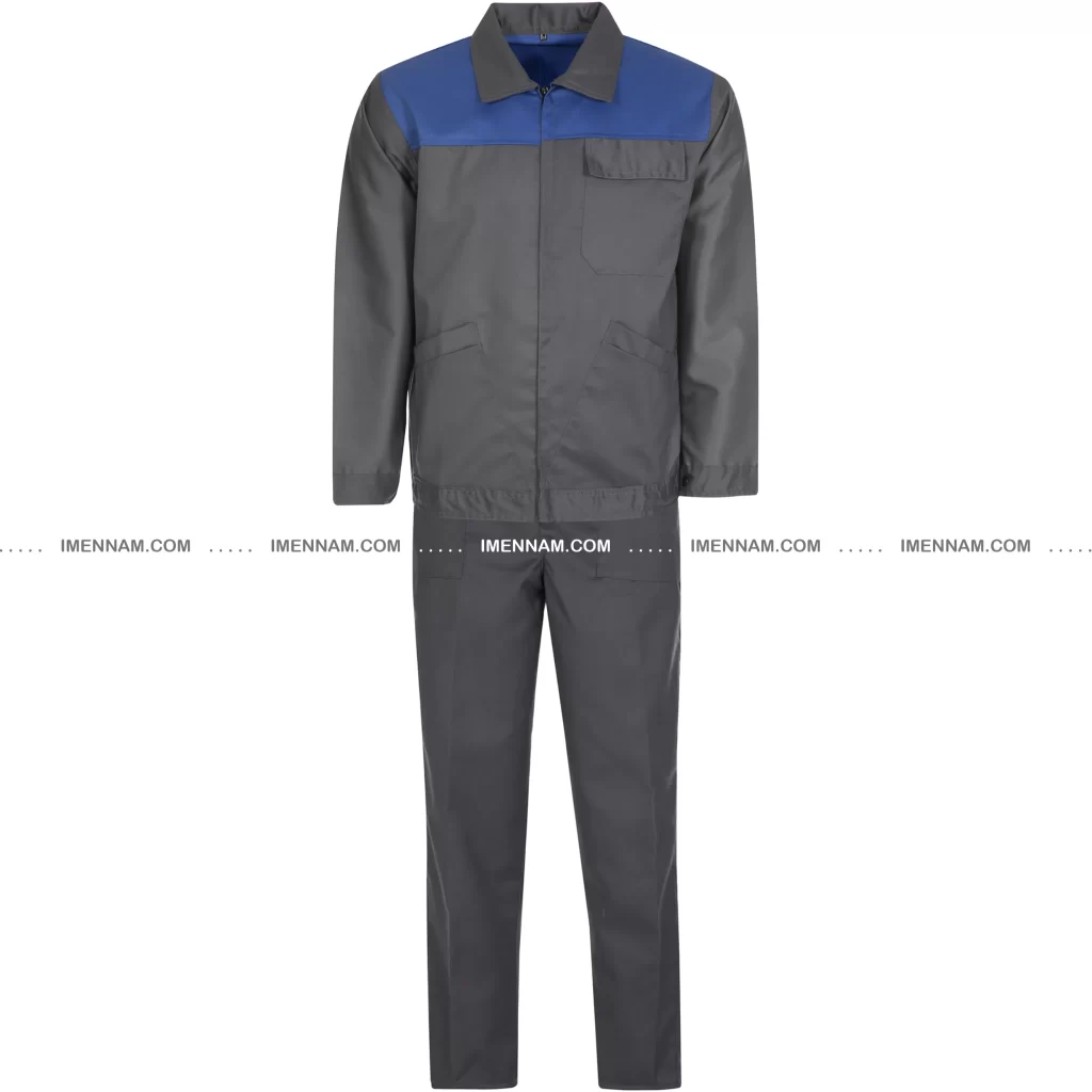 کاپشن شلوار لباس کار ایران خودرویی طوسی