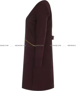 لباس کار آشپزی زنانه هما زرشکی از بغل