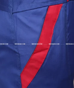 جیب بغل شلوار لباس کار دوبنده آبی قرمز