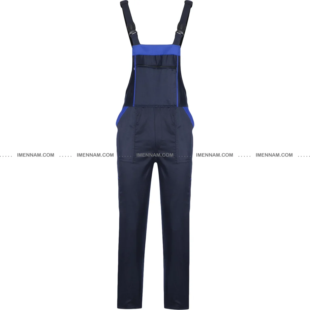 لباس کار دوبنده 43 bib and brace overalls darkblue blue 1