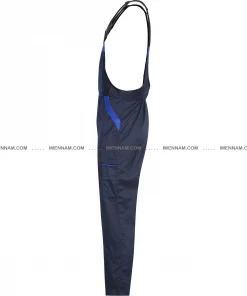 لباس کار دوبنده سرمه‌‌‌‌ای آبی از بغل