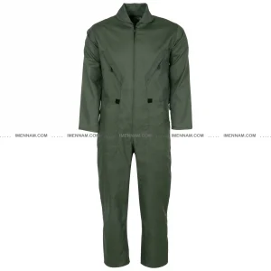 لباس کار یکسره کانادایی زیتونی از جلو