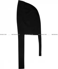 دستمال سر آشپزی مشکی بند باز