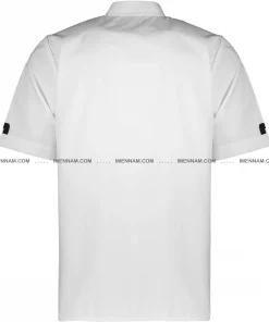 لباس آشپزی مانی سفید از پشت