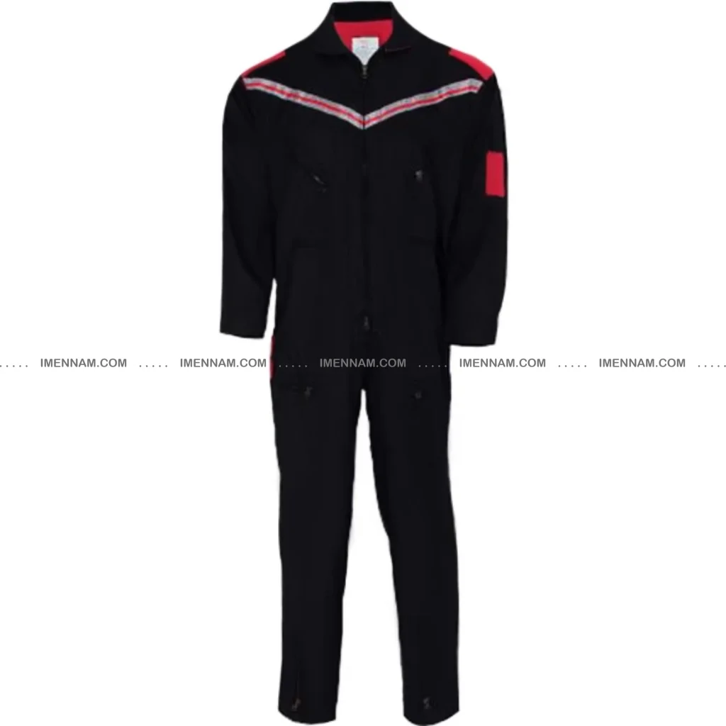 یکسره امدادی مشکی قرمز از جلو