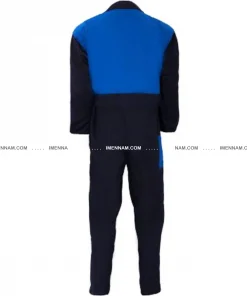 یکسره امدادی سرمه‌ای آبی از پشت