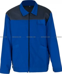 کاپشن لباس کار ایران خودرویی آبی