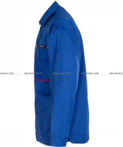 کاپشن لباس کار اورجینال آبی از بغل