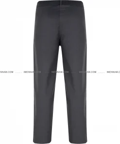 شلوار لباس کار سیلوری طوسی استخوانی از پشت